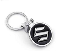 DONGDONG Car Keyring for Suzuki SwiftV I 2020-2023, Car Key Chain Car Key Ring Key Chain Car Key Fob Accessories Family Present,Bla-ck