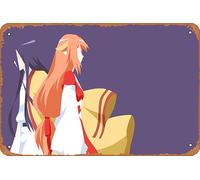 Dongfang Yuechu, Huyao Xiao Hongniang, Tushan Honghong, Fox Spirit Matchmaker Anime Poster Home Wall Art Decoration Retro Metal Tin Sign 8x12 inch