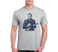 DONGFEI George Formby T-Shirt Birthday Gift Grey L