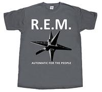 DONGFEI R.E.M. REM Automatic for The People 92 Short - Long Sleeve Gray T-Shirt Grey L