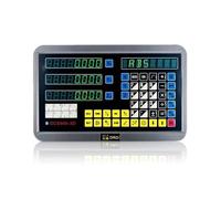 Donghanhan Digital Readout 2 Axis 3 Axis DRO Display Linear Scale 100~1000mm Precision 5um for Bridgeport/Knee Milling Lathe EDM Mill Machine(3 AXIS DRO)