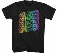 donghuan Wham Rainbow Logos Adult T Shirt Mens