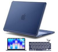 DONGKE Protective Case for MacBook Neo 13 Inch 2026 A3404 | Hard Shell with Reinforced Anti-Cracking Corners, Anti-Scratch, Fingerprints Resistant | Slim Frosted Snap-On Case | Matte Indigo