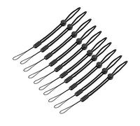 DONGKER 10Pcs Hand Wrist Strap Lanyard, Adjustable Phone Strap Wrist w/Push Button for Flashlight Cellphone Cameras Keychain Keys Phone Prevent Lost