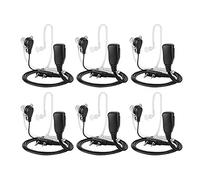 DONGKER 6Pcs Walkie Talkies Earpiece,Two Way Radio EarPiece,2 Pin C-type Headset for Walkie Talkie