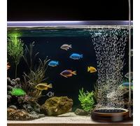 DONGKER Aquarium Nano Air Stones, Nano Oxygen Aerator Stone Ultra Silent Dissolved Oxygen Diffuser Bubbler for Nano Air Pumps (Air Pumps not Included)