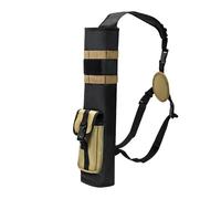 DONGKER Archery Arrow Quiver,Shoulder Hanged Adjustable Hunting Quivers With Hook & Loop Fastener &Shoulder Strap and Belt Clip for Arrows Bows Hunting
