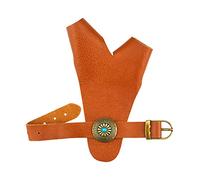 DONGKER Archery Hand Guard Protector, Leather Protective Finger Guard Left Hand Adjustable Archery Glove for Men Women Youth Left Hand