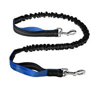DONGKER Bungee Dog Leash, 3.9ft/4.9ft 360º Rotating Waist Double Ended Dog Leash Dual-Handle Shock Absorbing Reflective Bunge for Small Medium Large Dogs (without Waist Pack and belt)
