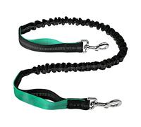 DONGKER Bungee Dog Leash, 3.9ft/4.9ft 360º Rotating Waist Double Ended Dog Leash Dual-Handle Shock Absorbing Reflective Bunge for Small Medium Large Dogs (without Waist Pack and belt)