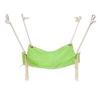 DONGKER Cat Cage Hammock, Double Sided Pet Swing Hanging Nest,Cotton Linen Breathable with 4 Hooks for Less Than 7Kg/15 Lbs Cats Kittens Rabbits Ferrets Chinchillas