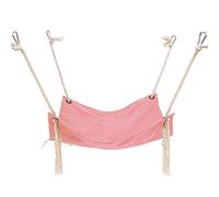 DONGKER Cat Cage Hammock, Double Sided Pet Swing Hanging Nest,Cotton Linen Breathable with 4 Hooks for Less Than 7Kg/15 Lbs Cats Kittens Rabbits Ferrets Chinchillas