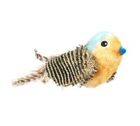 DONGKER Chirping Birds Cat Toys,Bird Sound Fluffy Plush Kitten Toys Touch Activated for Kitten Kitty to Play Alone, Exercise, Chasing