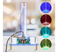DONGKER DIY Soldering Kit Electronic Swing Kit, DIY Electronics Kit with RGB LED Light, Teaching and Learning Training Soldering Project Creative Gift Soldering Practice Set