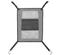DONGKER Dog Car Net Barrier,Car Pet Lock Safety Net Vehicle Divider Mesh Gate on Backseat with Adjustable Bungee Cords for SUV Cars Dividing Pet