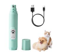 DONGKER Dog Nail Trimmer, 3-Speed USB Pet Claw Grinder with LED Indicator & Low Noise for Large Medium Small Dogs Cats Grooming
