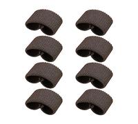 DONGKER Elastic Belt Loop Keeper, 8PCS Elastic Web Belt Tail Keepers, Loop Stays Strap Retainer Bands for 1" Wide Belts/Straps