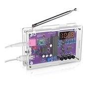 DONGKER FM Radio Soldering Kits, DIY Portable Radio FM 87-108 MHz DIY Electronic Kits Digital Radio with LED Display, Soldering Practice Kit for Students & Adults, STEM Education