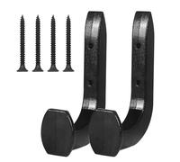 DONGKER Gun Racks,Horizontal Wall Mount Rifle Hanger for Rifles, Airsoft, Compound Bow and Guitar(not include gun)