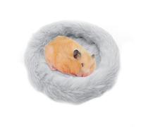 DONGKER Hamster Bed, 5.5" Soft Round plush Guinea Pig Warm Sleep Mat for Hamster Hedgehog Squirrel Guinea Pig Rats Bird and Other Small Animals