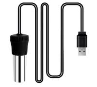 DONGKER Mini USB Submersible Aquarium Heater,20W 26℃ Automatic Constant Temperature Small Heater for 5L Small Desktop Fish Turtle Tank