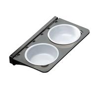 DONGKER Reptile Water Food Bowl,Magnetic Reptile Food Feeder Water Dish for Lizard Turtle Bearded Dragon Tortoise Scorpion,fits thickness is below 4mm/0.15" Tank