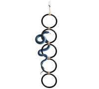 DONGKER Snake Climbing Rings,Hanging Installation Ball Python Enrichment Toys for Corn Snakes Garter Snakes Iguana Lizards Chameleons