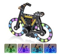 DONGKER Soldering Kit, Bicycle Style RGB LED Light Soldering Practice Kit, DIY Soldering Project Lamp Kit with 5 LED Flashing Modes, DIY Electronic Kits for STEM Education