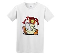 DONGLAN Mr Natural Just Passin Thru T-Shirt White L