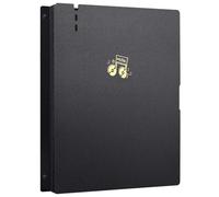 DONGLI A4 Sheet Music Folder,4 Ring Binder with 20 Pockets Display 40 Pages, Music Folders for Sheet Music（Black）