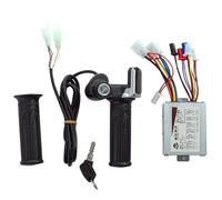 DONGLING Ebike Controller 1×Bicycle Brushed Controller Throttle Grip Kit 24V/36V/48V 250W/350W/500W/1000W Electric Scooter E-Bike Controller Retrofit Sets Brushless Motor Controller(24V350W)