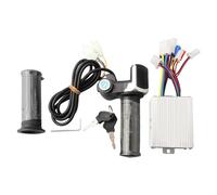 DONGLING Ebike Controller 1×Bicycle Brushed Controller Throttle Grip Kit 24V/36V/48V 250W/350W/500W/1000W Electric Scooter E-Bike Controller Retrofit Sets Brushless Motor Controller(36V350W)