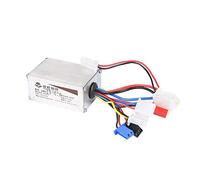 DONGLING Ebike Controller 24V/36V/48V 250W/350W/500W Aluminum Alloy Silver Brushed Motor Speed Controller Box For Electric Vehicle Tricycle Accessories Brushless Motor Controller(24V 250W)