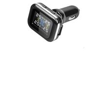DONGLING Tpms Car Wireless Universal USB Digital Tire Pressure Alarm System 4 External Internal Sensor(External sensors,TYD9)