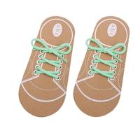 Dongnesi 2Pcs Shoe Lace Practice for Kids,Tie Shoe Laces Practice for Kids,Learn To Tie Shoe Laces Educational Tools