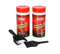 DongQi 2 Pack Shuffleboard Wax Powder Shuffleboard Sand Come with Mini Dustpan and Mini Brush