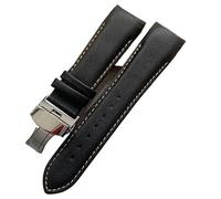 dongrif Curved End Leather Watch Strap With Butterfly Clasp For Tissot 1853 Couturier T035 T035627A T035410A T035617A(Browns,22mm)
