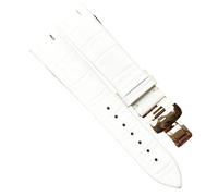dongrif Genuine Leather Watch Strap for Mido Baroncelli M022 M022207A Notch Women's Watch Band(Whiter)