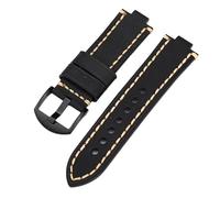 dongrif Wristband For ORIS Aquis Diver Series 733-7730-4157M Mechanical Calendar Watchband(Blackb,12mm)