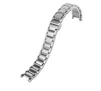 dongriuk Concave End Stainless Steel Watch Strap for Cartier Pasha Series WSPA0013 And W31077U2(Silver2,18-10mm)