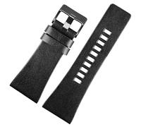 dongriuk Cowhide Watch Strap For Diesel Friday Watch Chain Lychee Grain Pattern Men's Watchband(Blackb b,24mm)