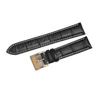 dongriuk Leather Watch Strap For Hamilton Khaki Jazz Eternal Watch Band(Blackwg2,20mm)