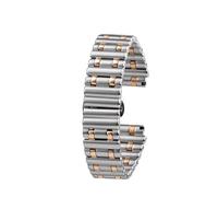dongriuk Stainless Steel Watch Strap For Breitling Mechanical Chronograph Specifically B01 Bullet-style Watchband(Sliver rose gold)