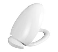 DONGSHUAI General Old-Fashioned Egg-Shaped Toilet Seat/V-Shaped Eggshell Silent Slow-Down Toilet/Household Toilet Plate Thick Metal Hinge Seat
