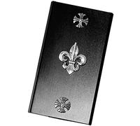DONGSHUAI Metal Cigarette Case, with Skull Decoration Long Thin Cigarette Box Portable Cigarette Organizer Can, Accommodate 20 Fine Cigarettes,C