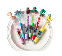 DONGTATA 6pcs Italian Brainrot Pens Set for Kids Tung Tung Tung Sahur Figures for Kids & Adults Tralala-Inspired Holiday Collectibles for Fans Colleagues Friends