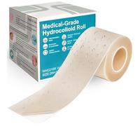 DONGTATA Hydrocolloid Roll 5M x 5CM Cut to Size Waterproof Hydrocolloid Dressing Flexible Blister Plaster Invisible Acne Patch Tape Ultra Thin Bandage for Heels Fingers Face Skin Care