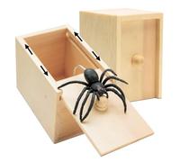 DONGTATA Spider Box Original Prank - Spider in a Box Trick for Adults With Plastic Spiders