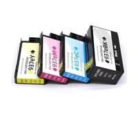 DONGXINGCUNZG 937XL Ink Cartridge For Officejet Pro 9110B 9120B 9130b 9720 9730 9110e 9120e 9130e 9720e 9730e Printer(937e 4Color 1set)