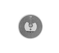 Dongyang 100pcs NFC Tags | NTAG216 Chip | 888 Bytes Memory | Round Transparent Self-Adhesive Labels | High Scan Strength with Ultra Slim Design | Strong Glue